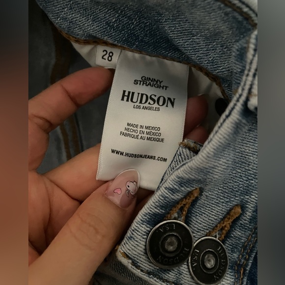 *HUDSON* Ginny Straight Cropped Denim mid-low honey! Straight, Cropped, and low. - Picture 7 of 10